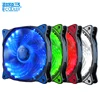 PCCooler 12cm computer case cooling Silent Fan 16 LEDs quiet 120mm computer chassis fan PC cpu cooling radiator fan