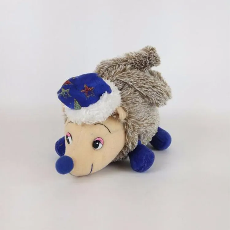 christmas hedgehog stuffed animal