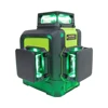 Automatic self-leveling 360 Rotary multi cross green Magnet 12 lines 3d laser level construction tools nivel laser beam leveler