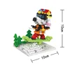 Nanoblocks Snoopy Ski Resort Micro DIY Building Bricks Cute Cartoon Mouse Mini Blocks For Kid Building Blocks