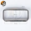 30mm Sample Free square ring buckle polished square belt buckle Metal Welded Square Buckle with Roller for Backpack