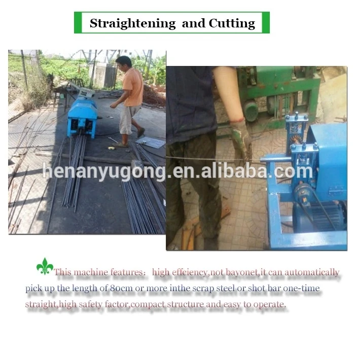 Waste Rebar Straightening Machine