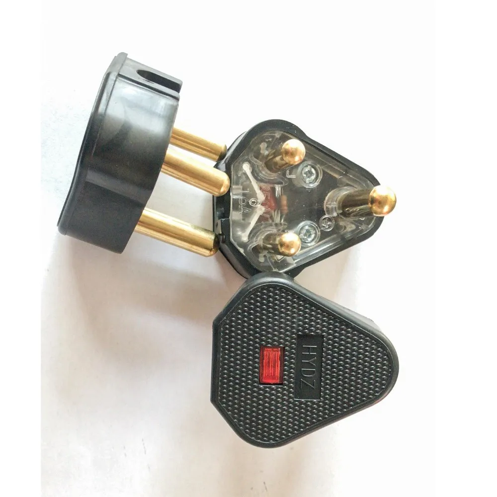 Saa035 220v South Africa 3 Pin Power Plug Hollow Type,Hollow Pin Buy South Africa Plugs Top