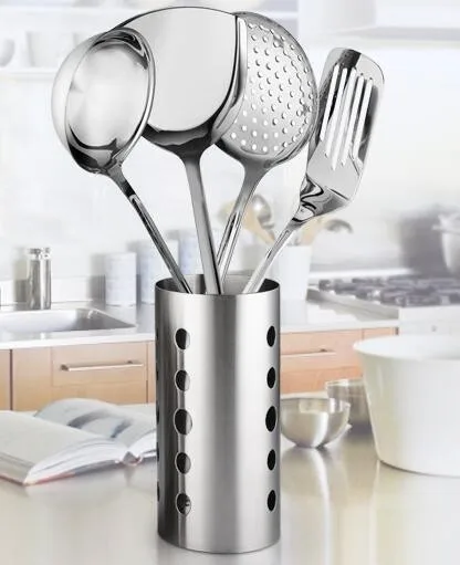 Stainless Steel Spoon Fork Cutlery Holder Kitchen Tool Storage Stainless Steel Spoon Fork Cutlery Holder Kitchen Tool Storage Container