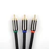 low price multi color Rca cable 1m 3rca to 3rca audio cable