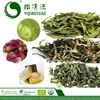 B01A Chinese Organic Slimming Puer Matcha White Oolong Black Green Tea, Rose Flower Detox Herbal Bubble Tea