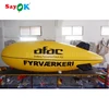Cheap 0.18mmpvc helium blimp rc inflatable blimp /airship balloon for sale