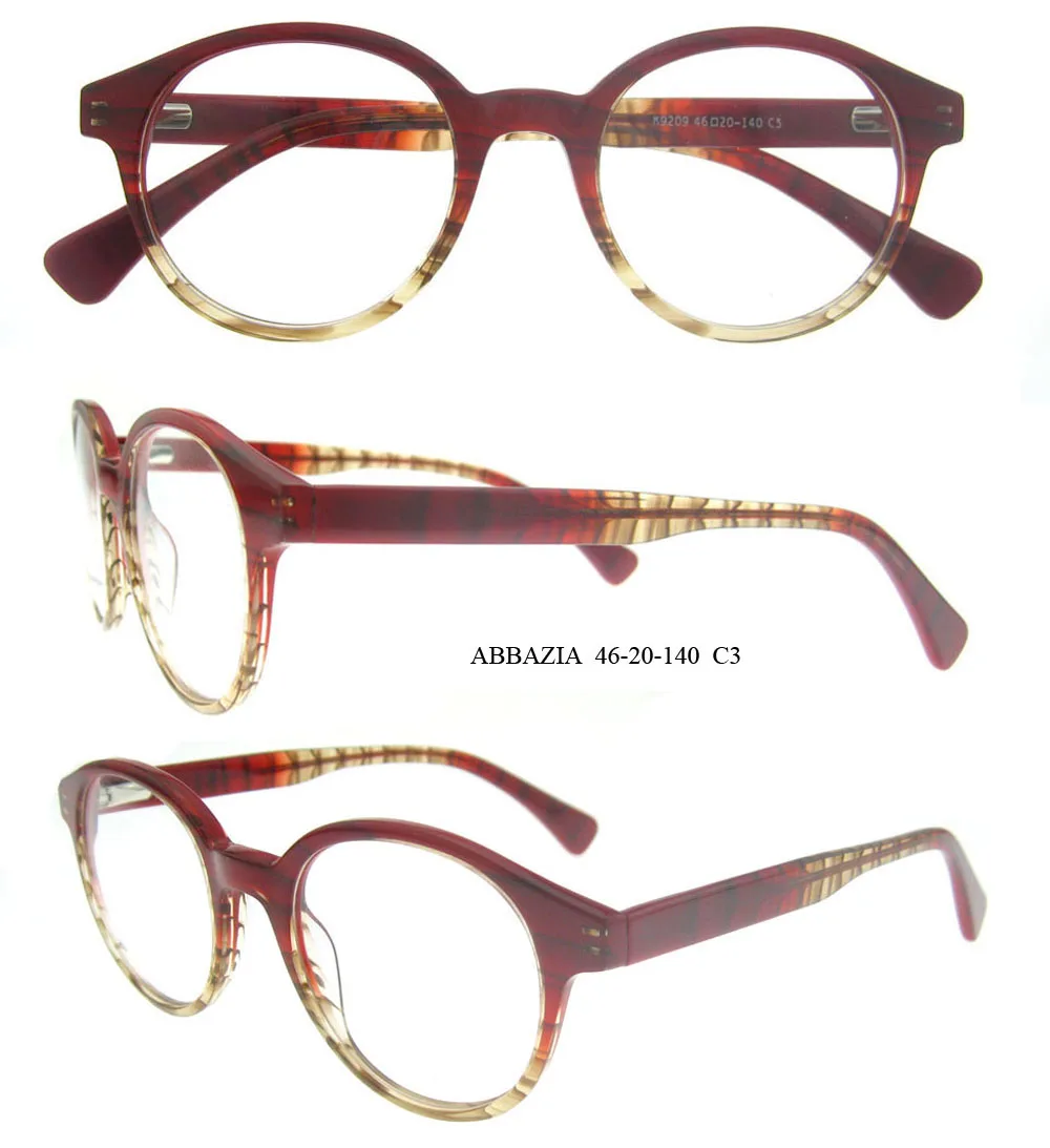 Professional Manufacturer Fake Wood Round Glasses Frame - Buy Spectacle