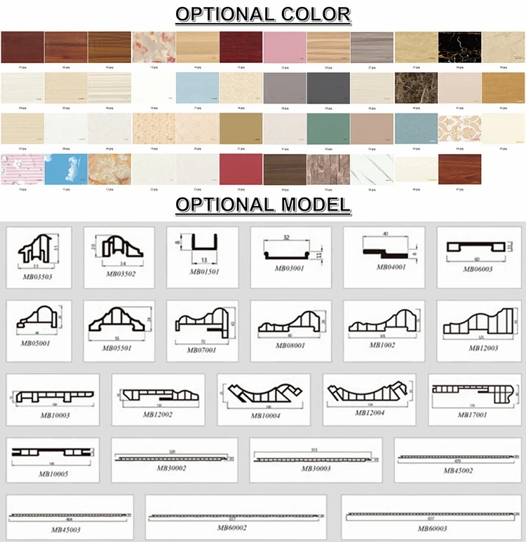 Free sample composite mouldings interior decorative custom pvc decorative strip wpc crown molding