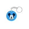 Mickey Mouse logo silk-printed key ring baby souvenir cube 3d laser engraved crystal