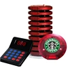 Table Buzzer Bell System Hot Sales LED Touch Display K-32A Show 32 Groups Number And 4Keys Call Button With 433.92MHZ