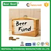 Travel Fund &Beer Fund wood Money Box