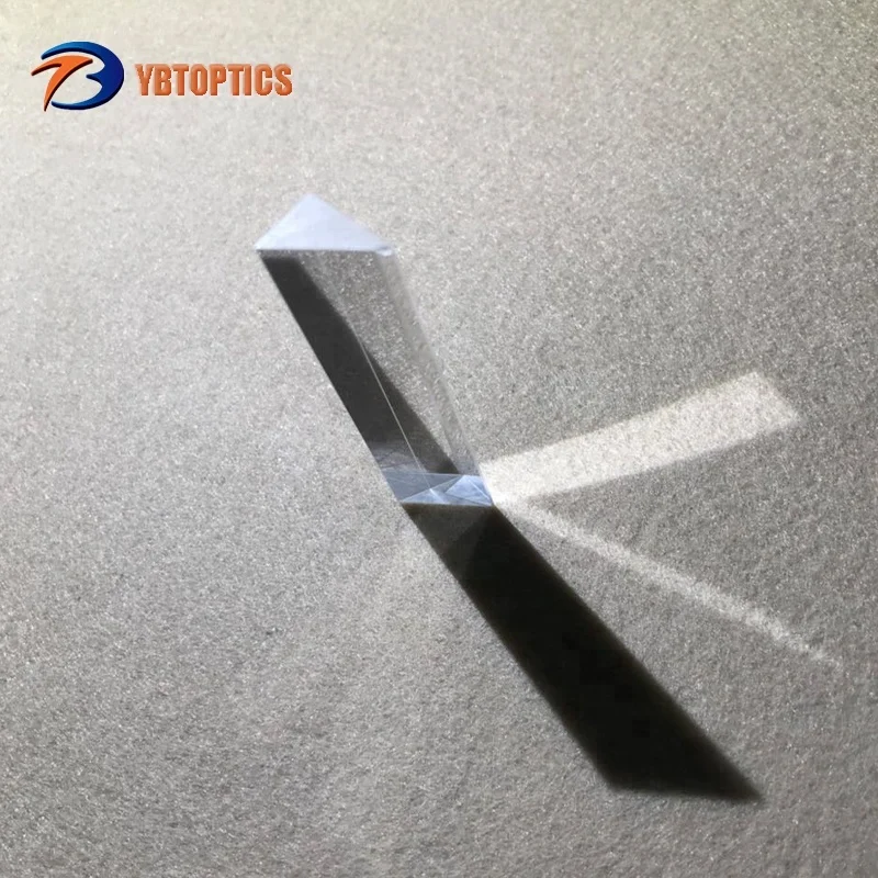Optical BK7/ fused silica glass right angle triangle prism China factory