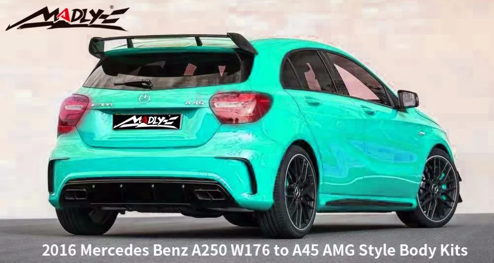 Body Kits For Mercedes Benz A250 W176 Body Kits 2016 Year A250 Upgrade To A45 Amg Body Kits