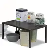 Expandable Stackable Kitchen Cabinet and Counter Shelf Organizer Small table shape organizer