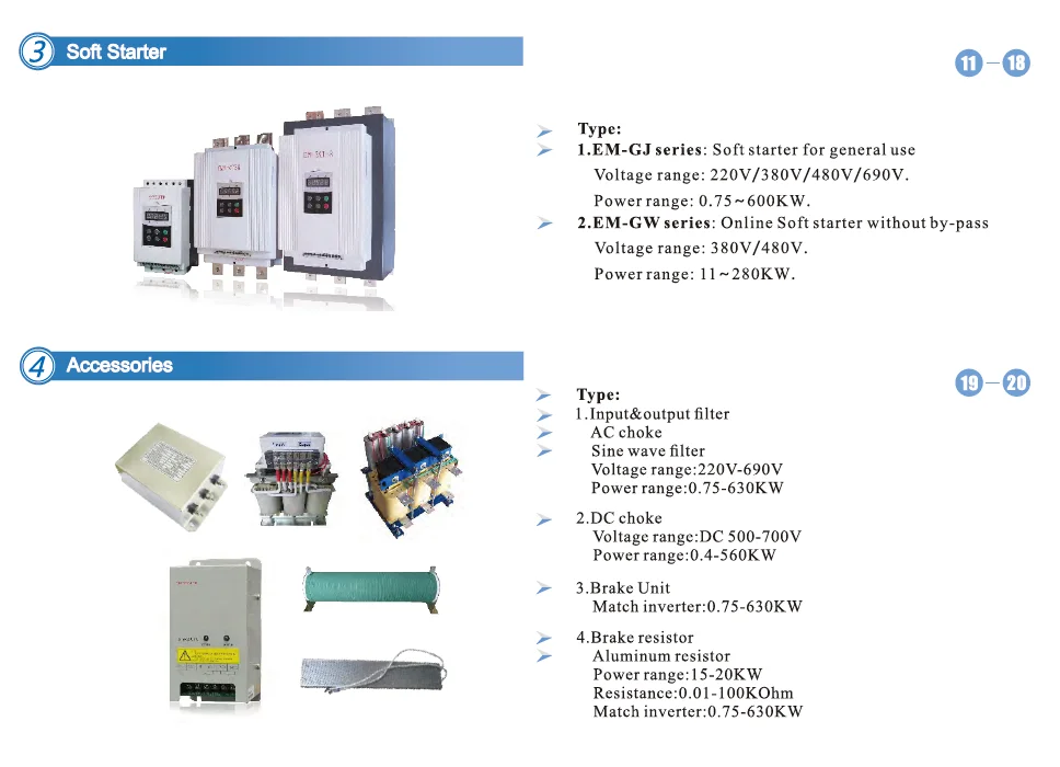 185kw Output Power 380v Motor Soft Starter For Water Pump - Buy