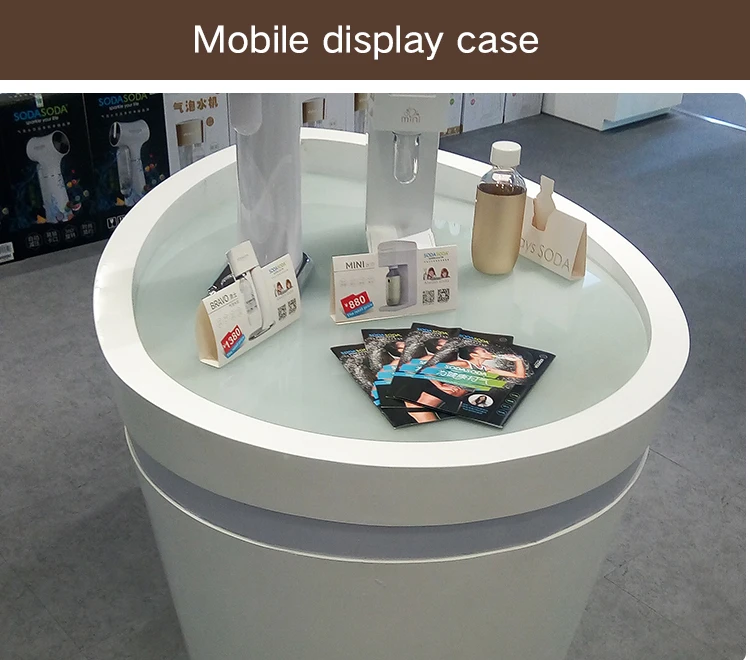 Mobile Phone Shop Display Counter Furniture Design / Glass Mobile