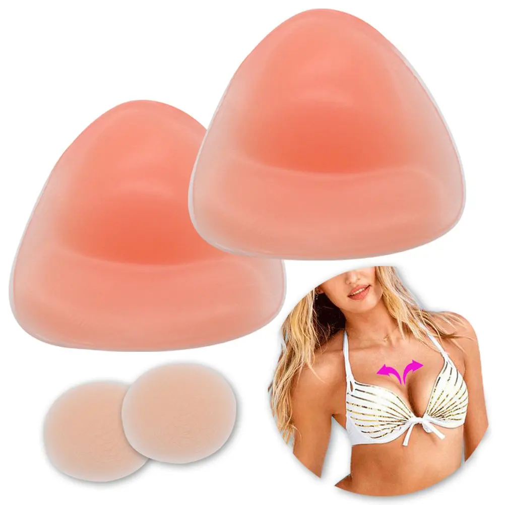 6 Pairs Round Bra Inserts Pads,URSMART Removable and washable Bra Cups