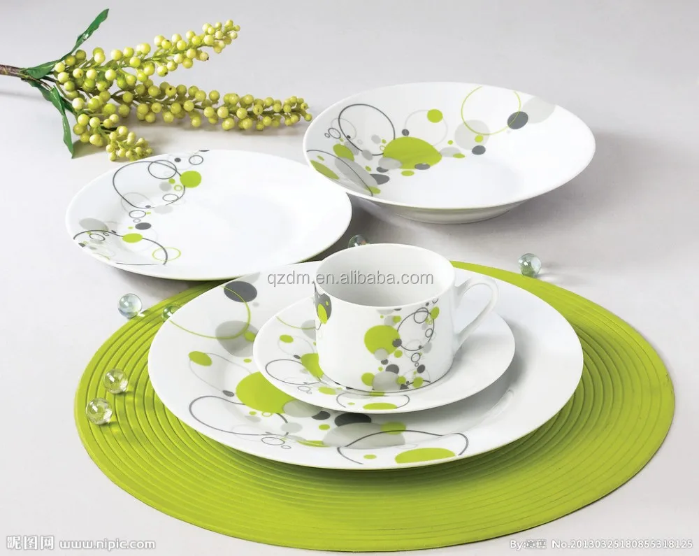 Western Style 20pcs Melamine dinnerware sets
