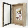 Decorative Classic Design Linen Display Area Deep Shadow Box Frame