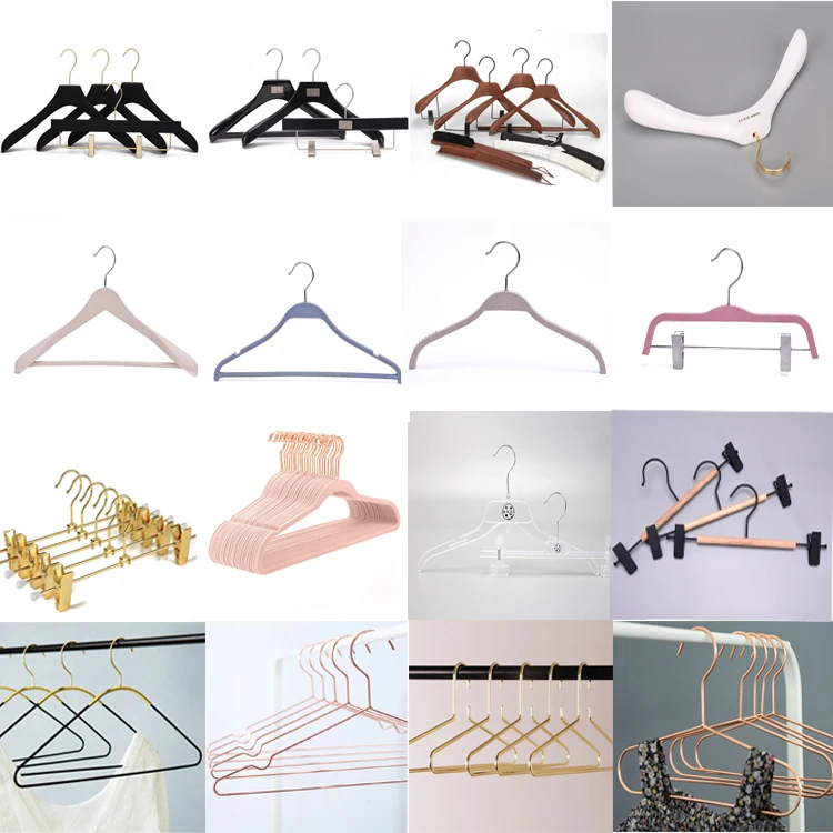 Customize New Design Black Metal Pants Hangers With Clips Buy Pants