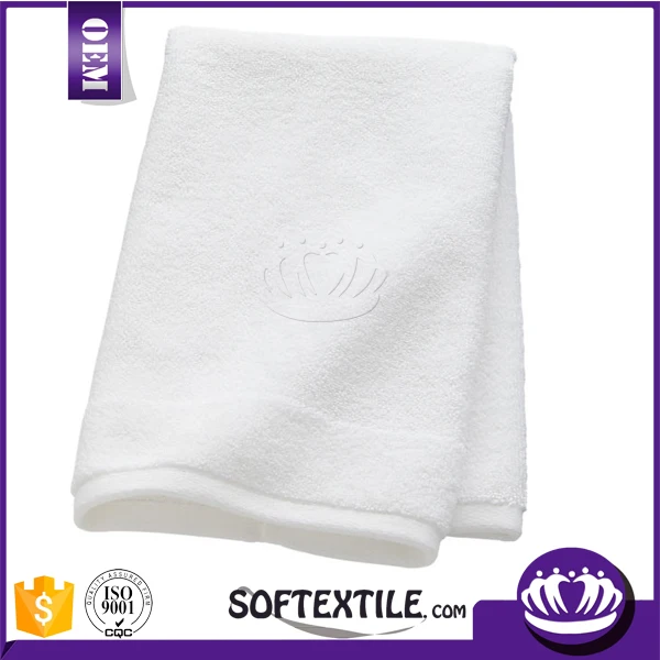 Cheap Wholesale Bath Room 100 Cotton Plain White Hand Towel Terry