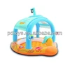 Custom Sunshade canopy Inflatable Kids paddling Pool