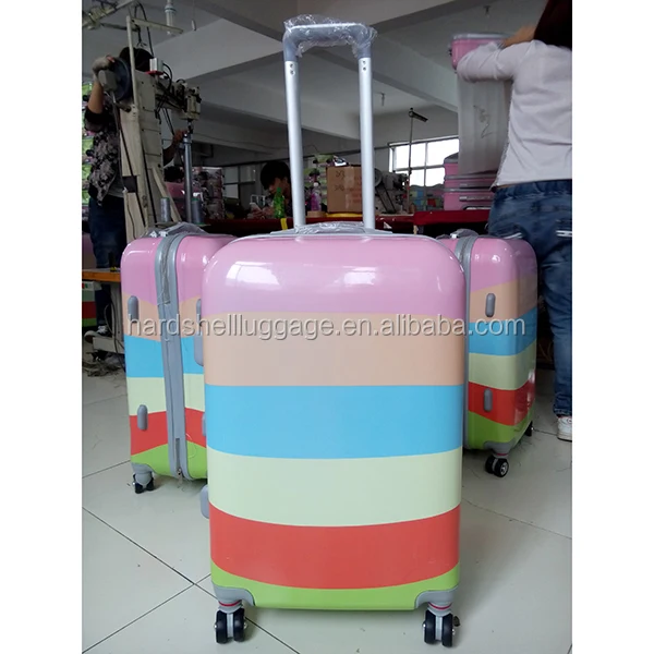 Colorful Hard Shell Luggage Abs Luggage Suitcase Buy Hard Shell