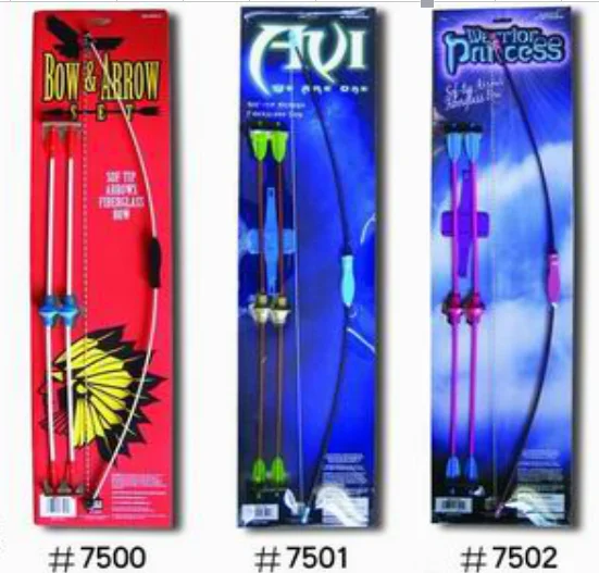 plastic toy bow and arrow set