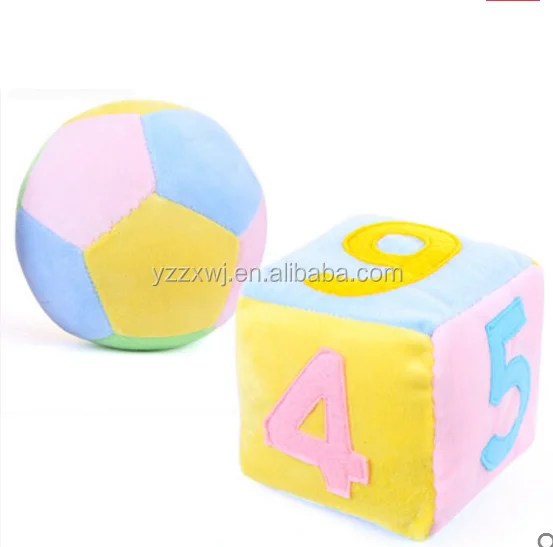 Free Sample Plush Square Shape Toys For Baby Stuffed Soft Square ...