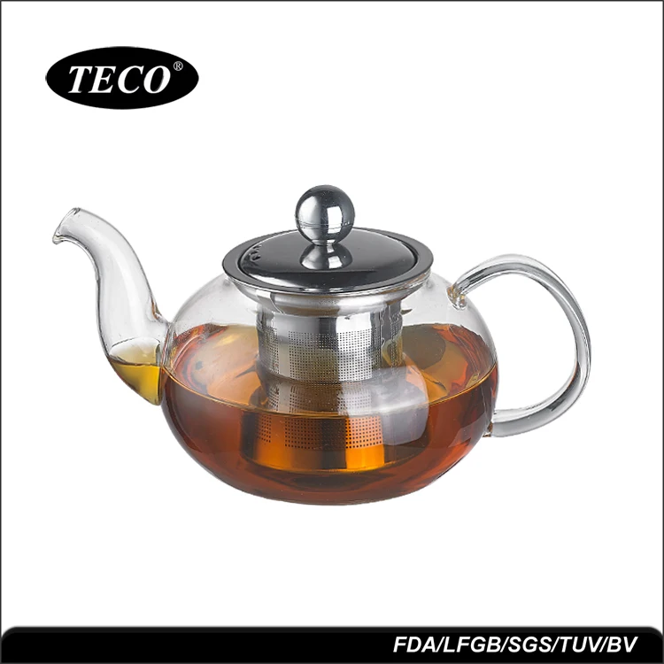 Handmade Double Wall Glass Teapot With Stainless Steel Filters Buy