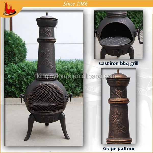 Chiminea Cast Iron Popular Outdoor Heat Resistant Paint And Powder