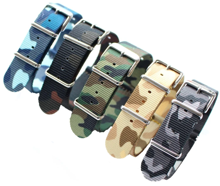 gold watch on nato strap