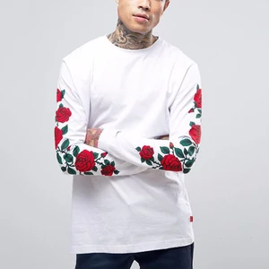 mens long sleeve T-shirts China manufacturer mens long sleeve custom printing white t shirts
