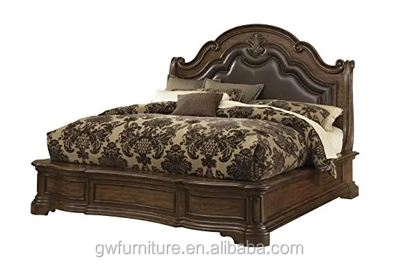 Classic King Size Bedroom Set European Style Hot Sell Royal Luxury Bedroom Furniture 5070