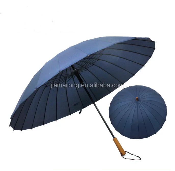 Super Windproof Anti-UV Parasol Long Handle Straight Sun//Rain Stick Umbrella