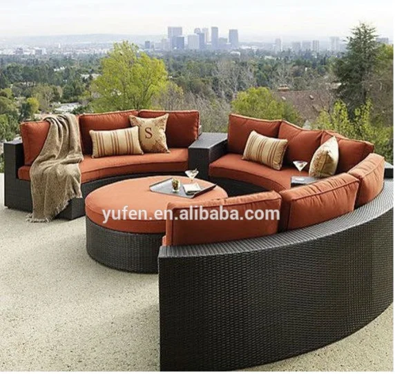 Rattan Wicker Luxury Big Lots Outdoor Garden Furniture Yf3356