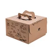 kraft brown take away food boxes and cup with handle