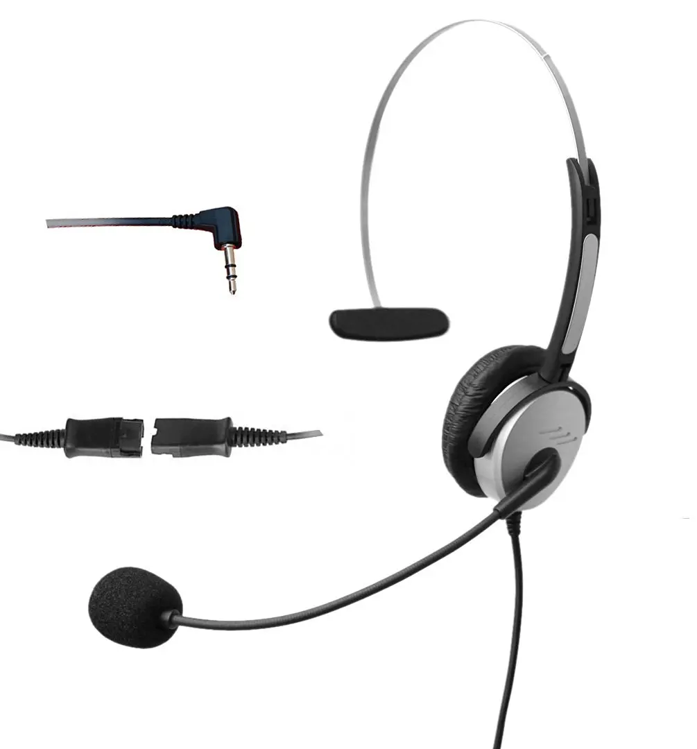 Buy 4call K500qj25 2 5 Corded Headset With Noise Canceling Mic For