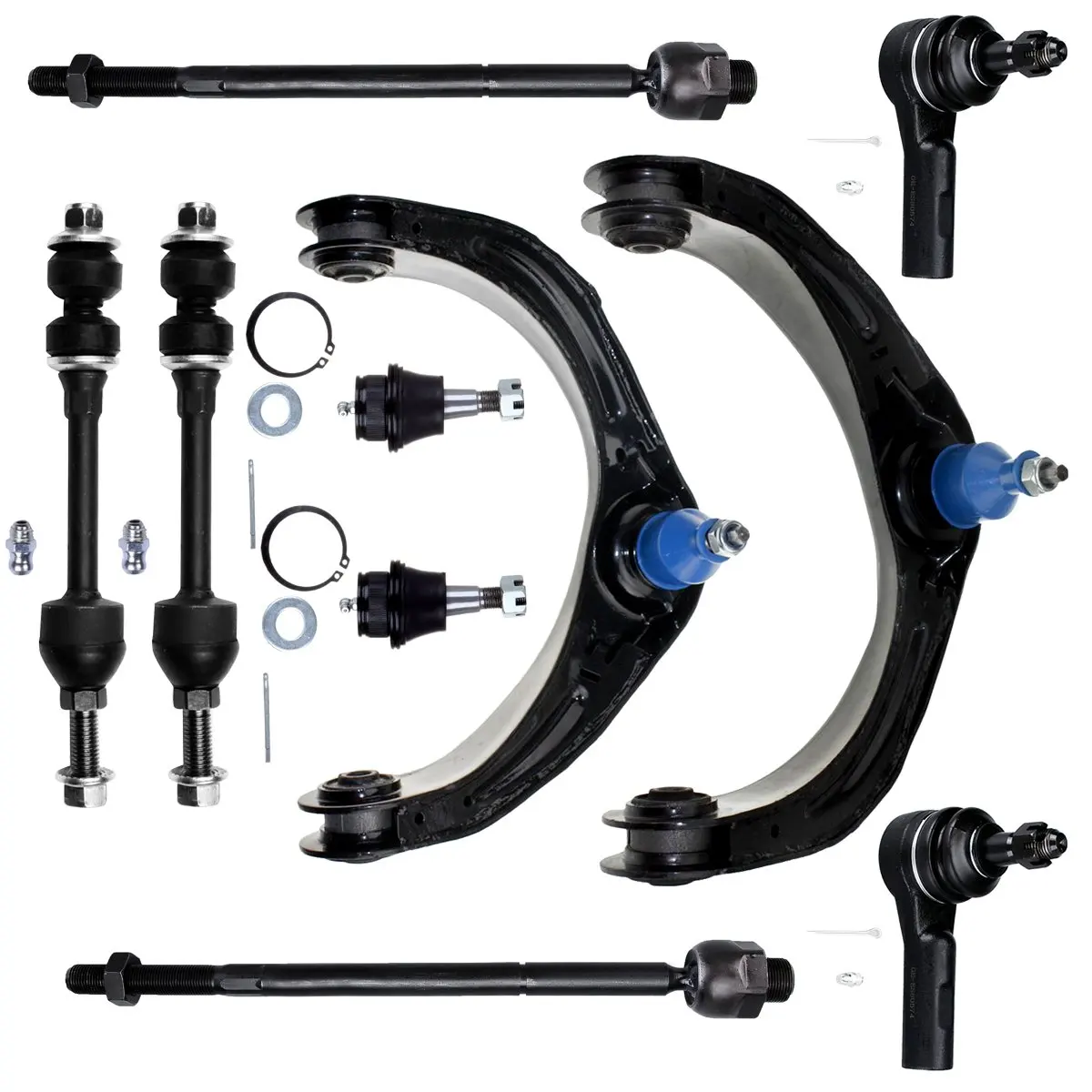Get Quotations · SCITOO Steering Tie Rod Ends Sway Bar Links Lower Ball Joint Upper Control Arm Assembly for