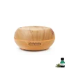 Aromatherapy wood grain nebulizing diffuser for essential oils light bulb diffuser for Home, Office, Yoga, Spa