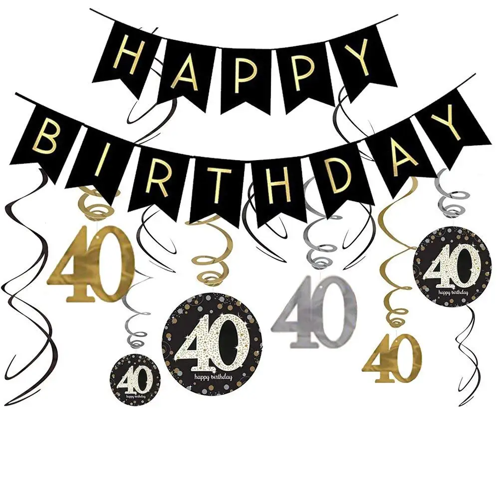 buy-40th-birthday-decorations-kit-gold-glitter-happy-birthday-banner