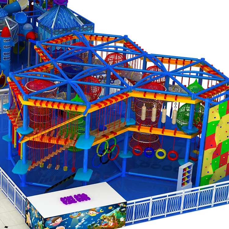 Aire De Jeu D'intérieur Avec Balançoire Et Glissante Pour Enfants