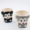 China high quality ceramic fruit flower pot vertical ceramic flower pot