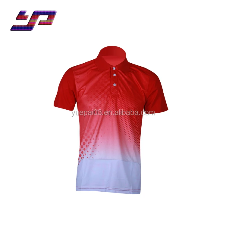Wholesale Oem Short Sleeves Quick Dry Printing Blue Golf Shirts In ...