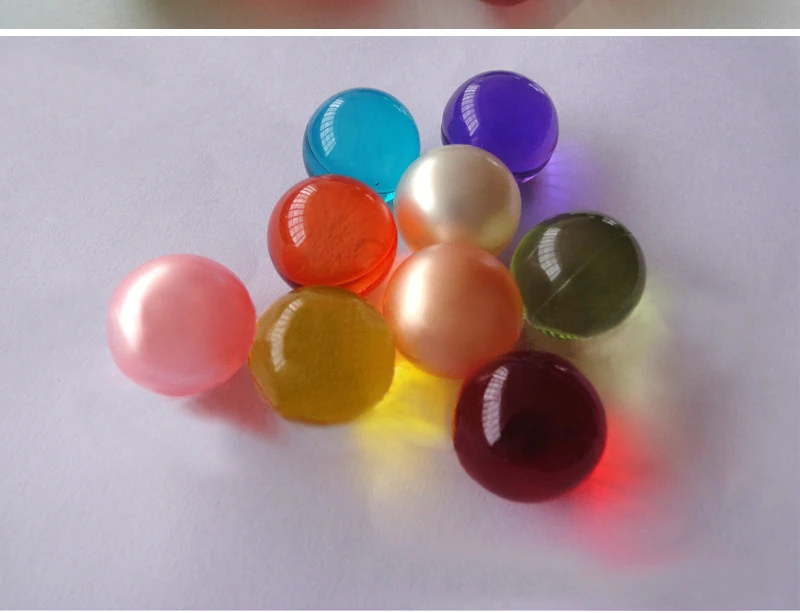 Wholesale 3.9g Pink Pearl Roundshaped Bath Oil Bath Beads Raspberry/floral Flavor Bath Spa Oil