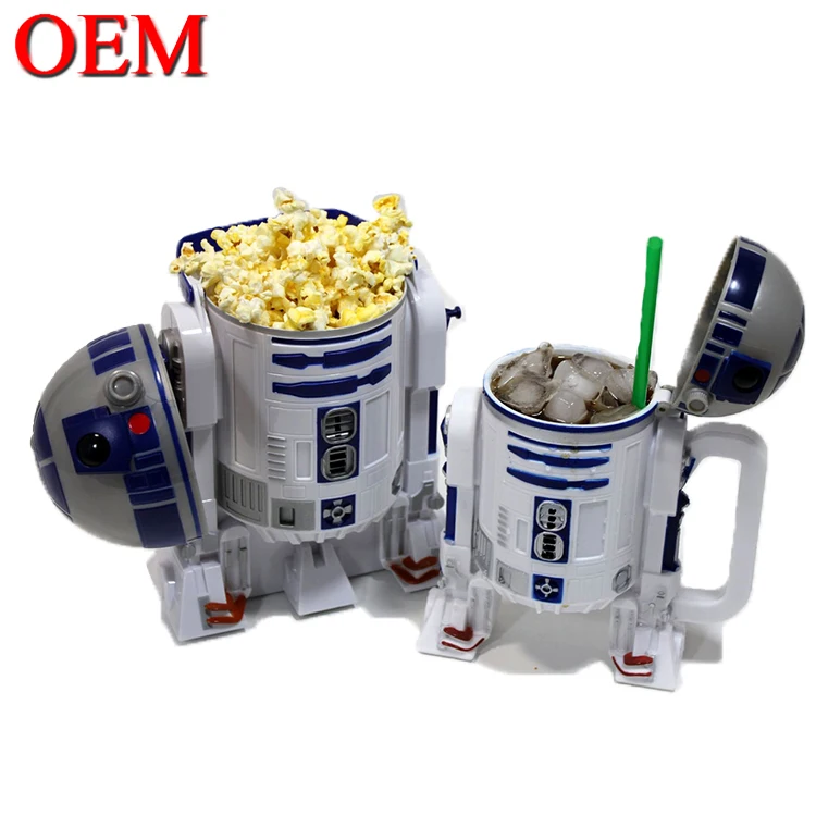Custom Printed Movie Star Plastic Popcorn Bucket With Lid Buy 3d
