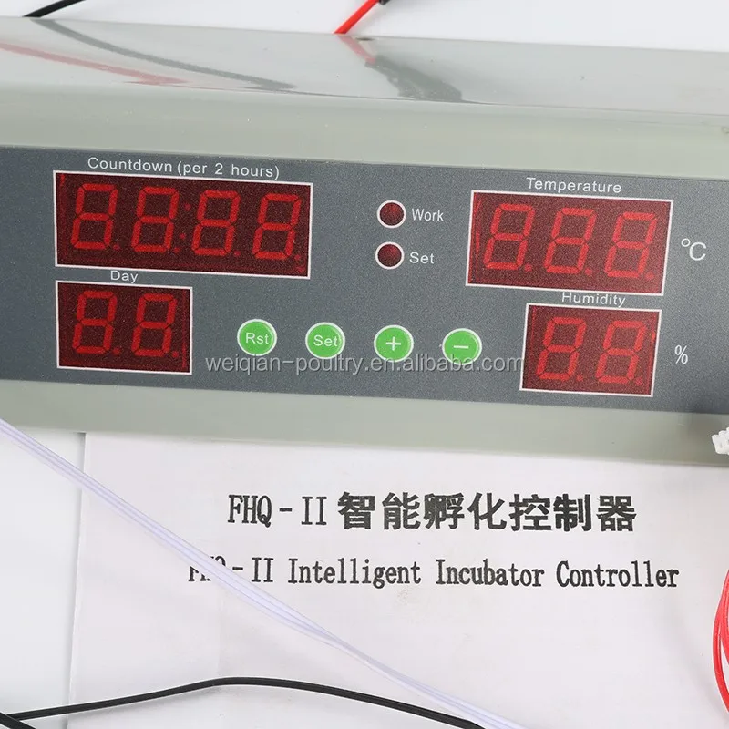 Temperature and humidity controller for egg incubator