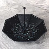reinforced 8k metal ribs 3 fold umbrella with custom logo printed