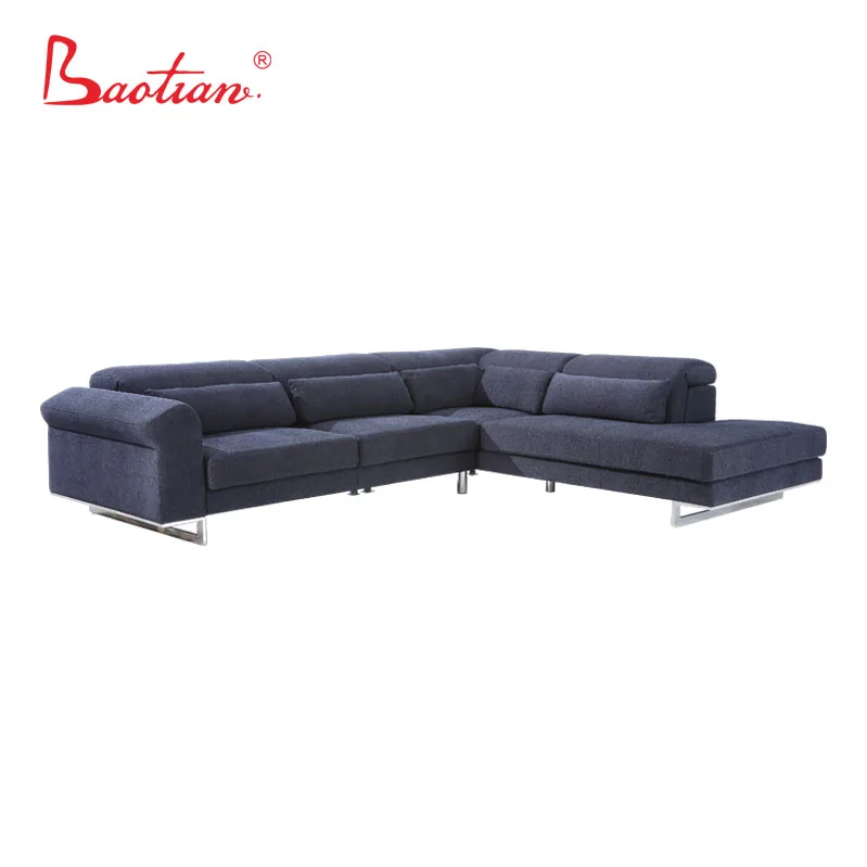 Modern Living Room L Shaped Crushed Velvet Sofa Modern Living Room L Shaped Crushed